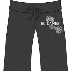 Georgia Bulldogs Heather Capri Pants NWT